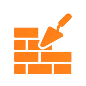 icone-renovation-maconnerie-indre-et-loire-mur-truelle-orange