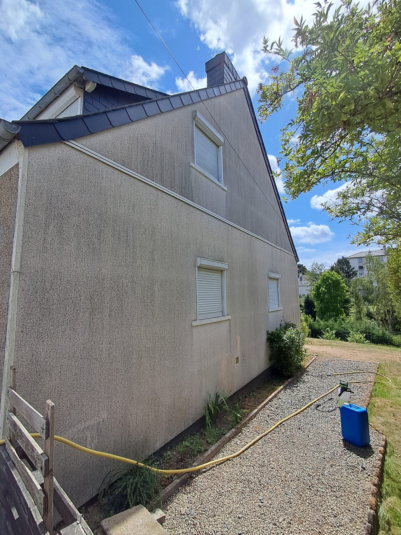 nettoyage mur avant sur tours dans le 37 en Indre et loire