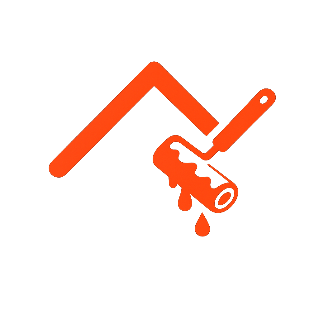 Peinture de toiture et façade réalisée au rouleau par un artisan couvreur à Tours en Indre-et-Loire (37)